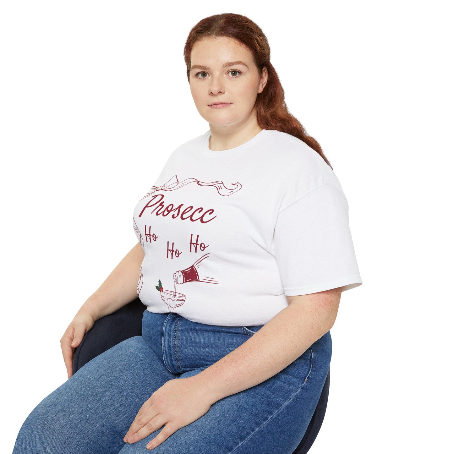 Women’s “Prosecc-Ho Ho Ho” Christmas T-Shirt | Festive Holiday Tee | Free Shipping