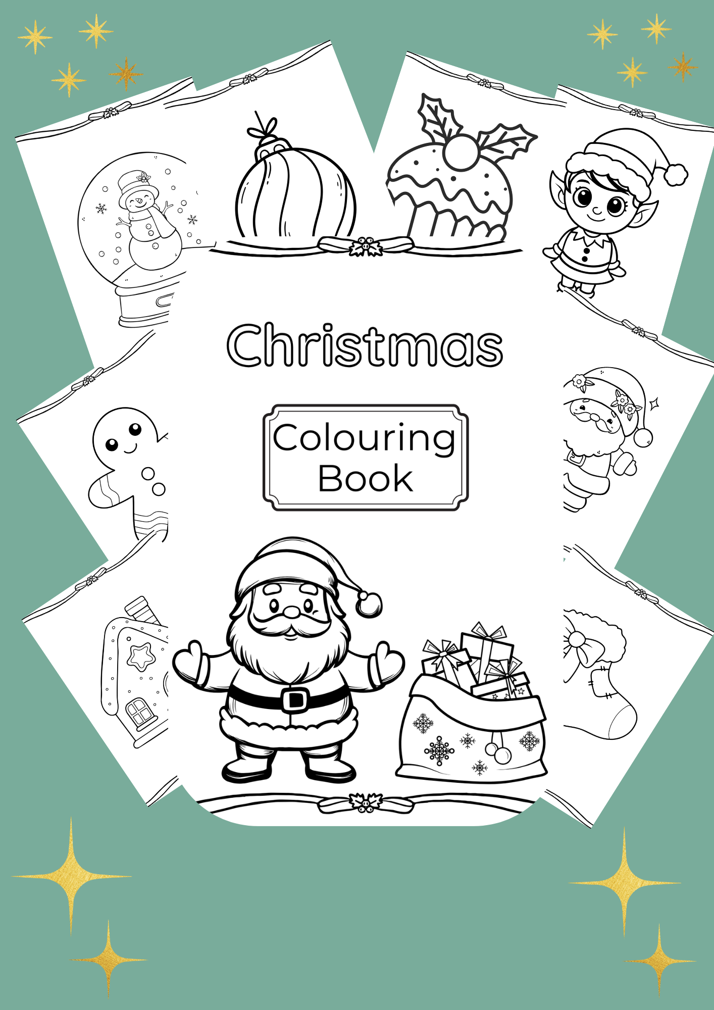 Ultimate Family Christmas Planner & Printables Bundle — 9 Festive Templates for a Stress-Free Holiday