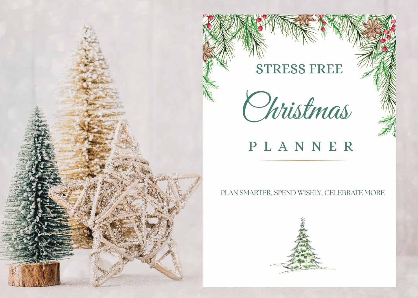Ultimate Family Christmas Planner & Printables Bundle — 9 Festive Templates for a Stress-Free Holiday