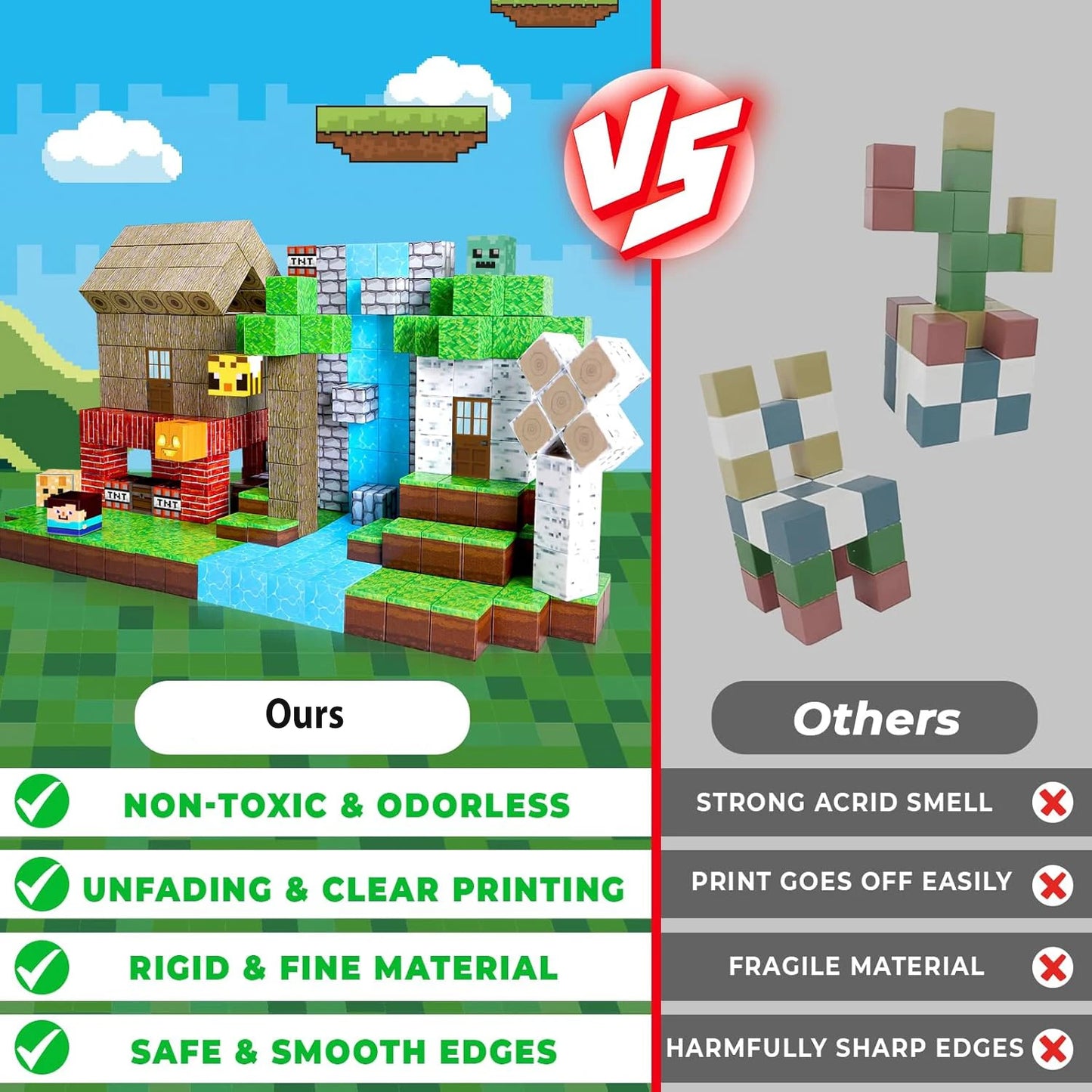 Magnetic Mine Building Blocks