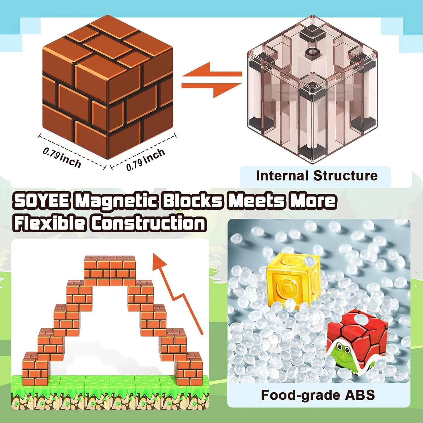 Magnetic Mine Building Blocks