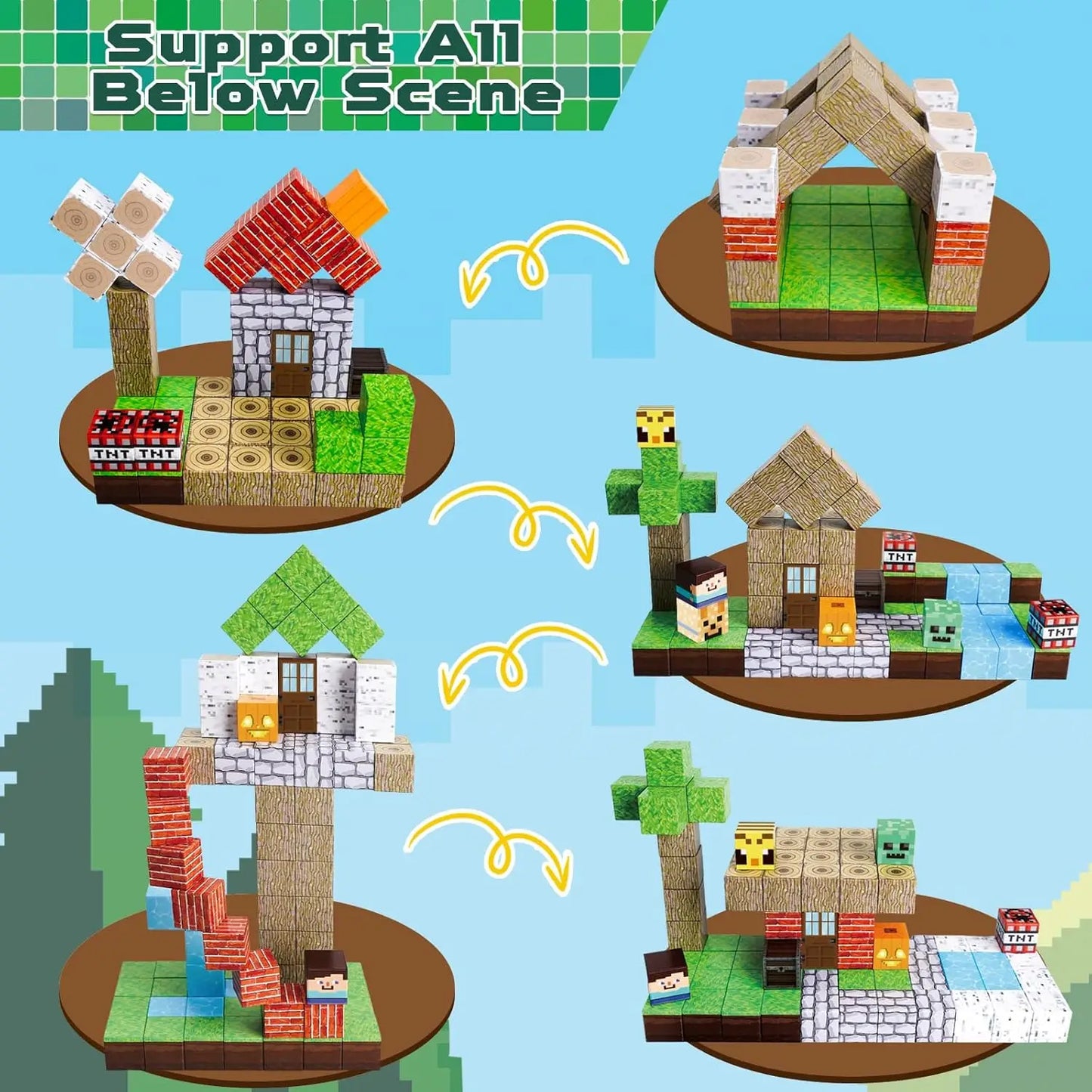 Magnetic Mine Building Blocks