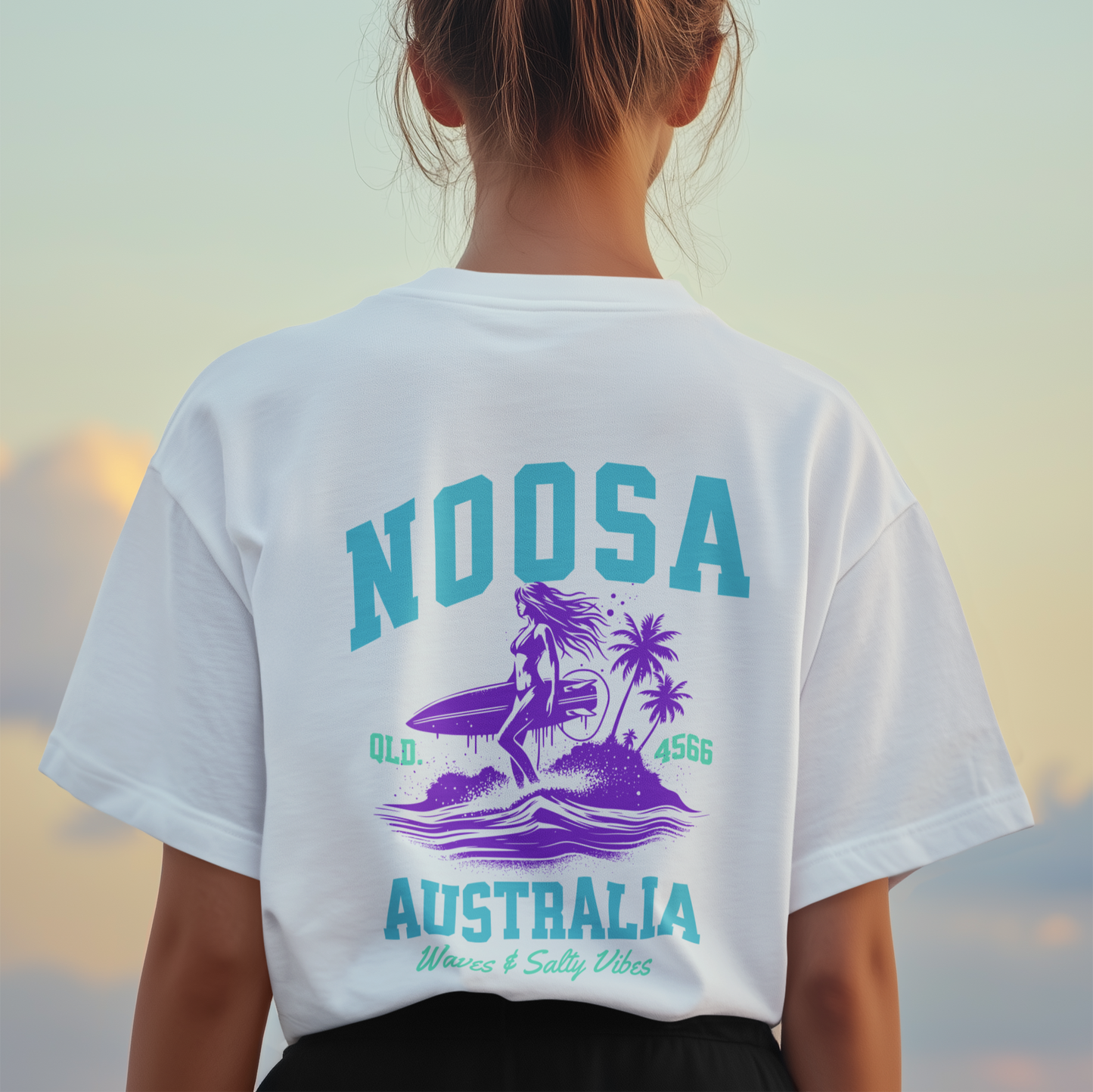 Noosa Australia Surf Tee – Retro Coastal Graphic Shirt