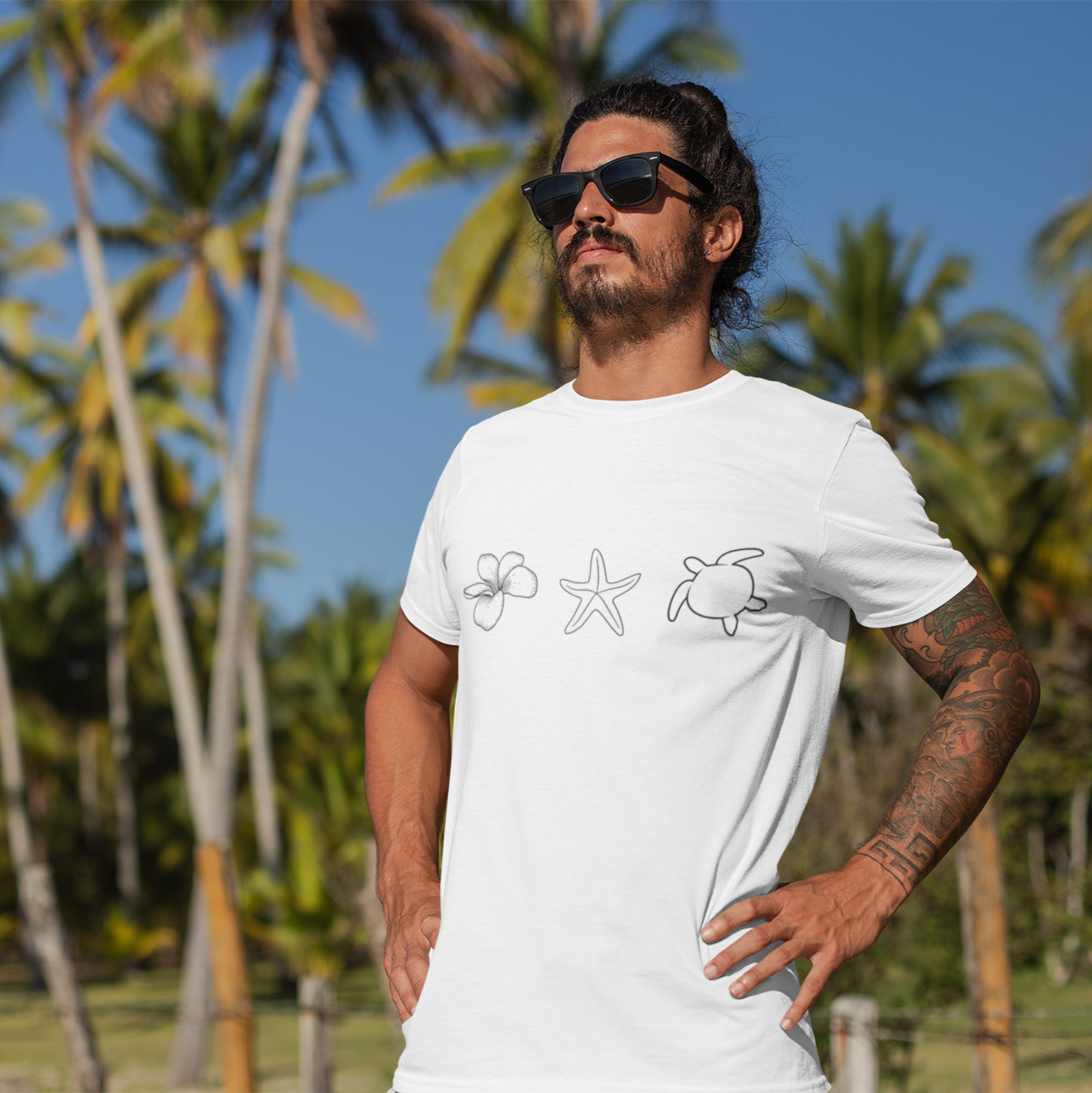 Coastal Trio Minimalist Essential Tee
