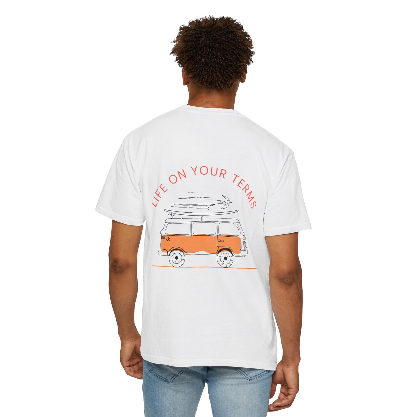 Life On Your Terms Retro Surf Van Tee