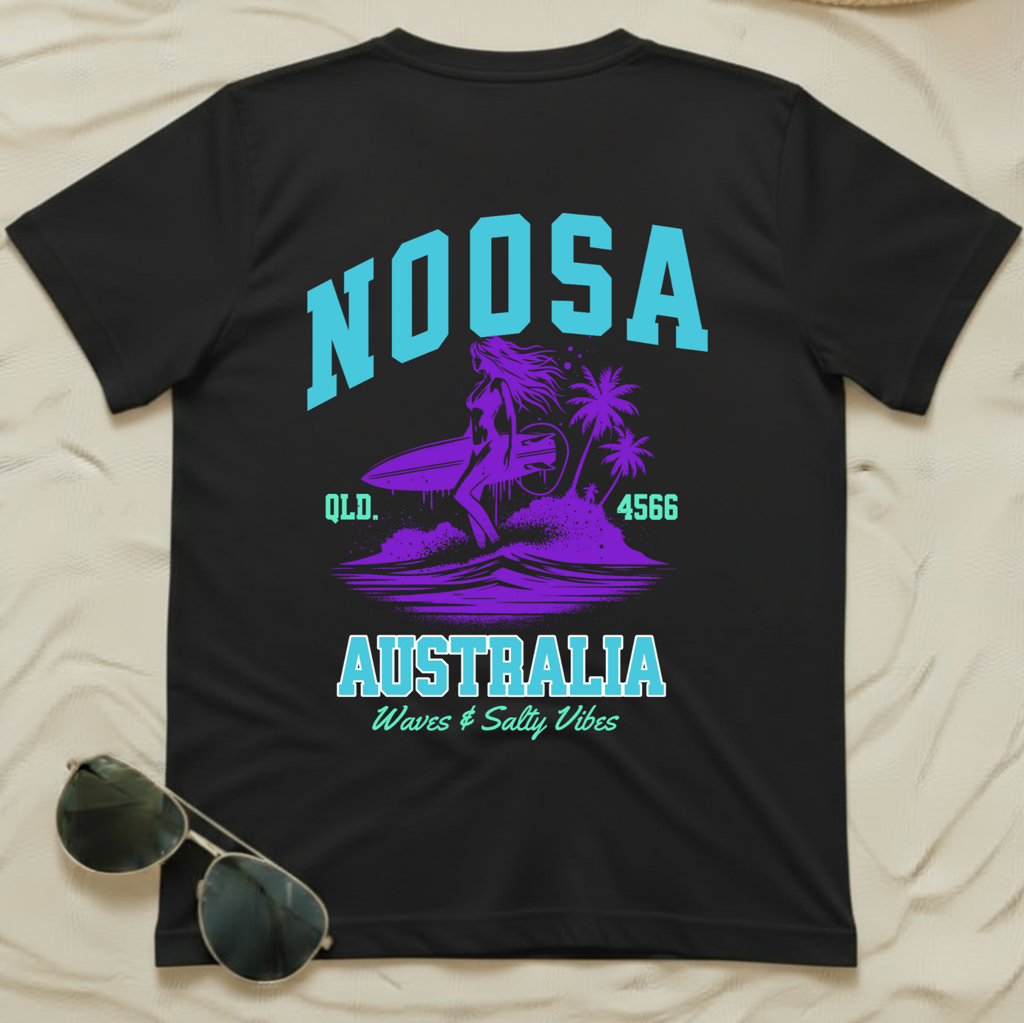 Noosa Australia Surf Tee – Retro Coastal Graphic Shirt