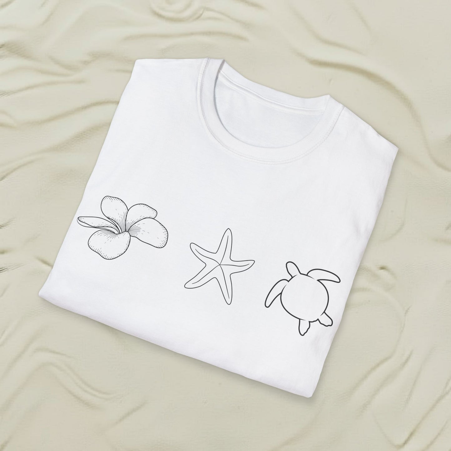 Coastal Trio Minimalist Essential Tee