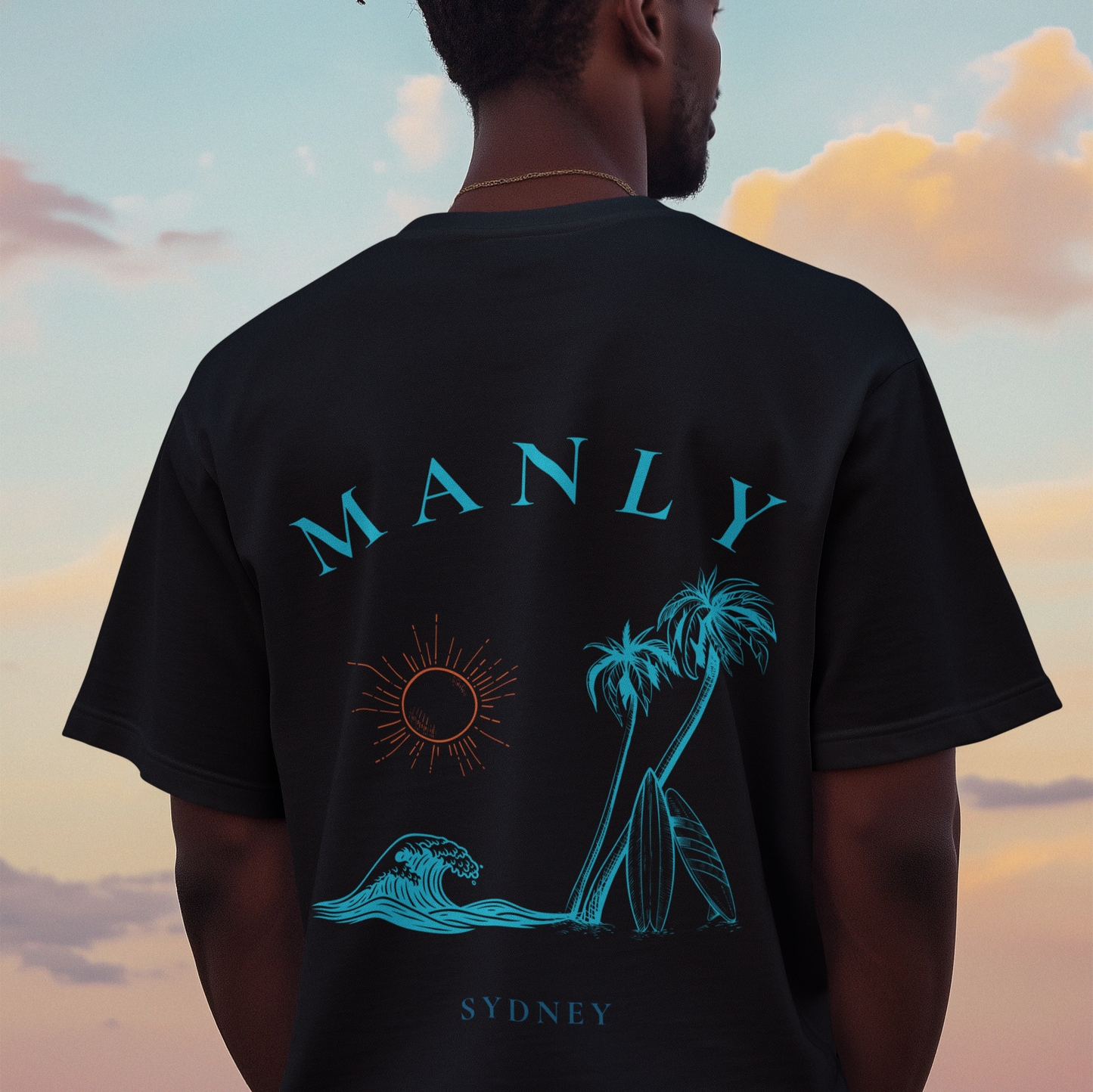 Manly Beach Premium Coastal Tee