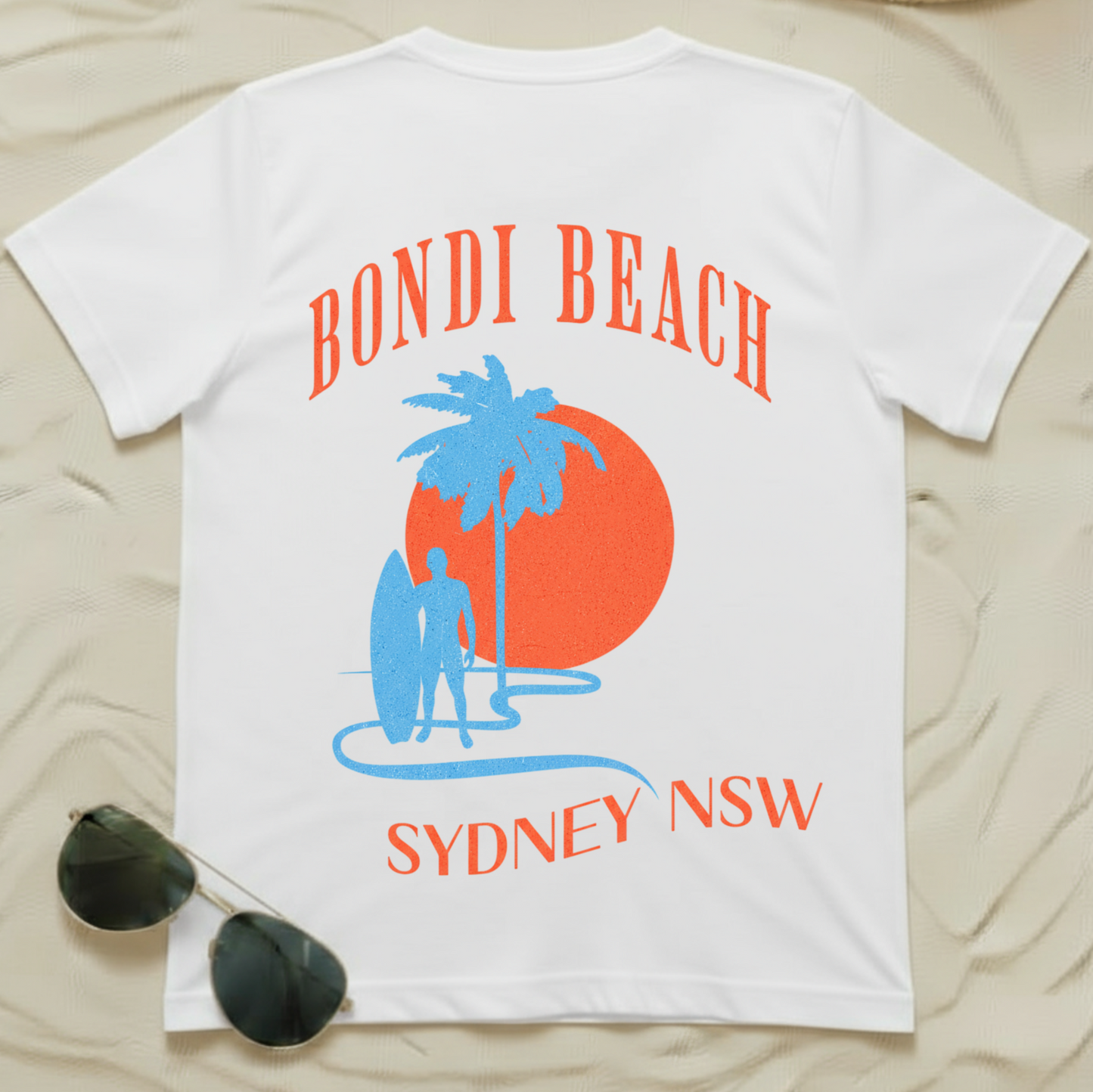 Bondi Beach Sydney Tee – Retro Surf Graphic Shirt