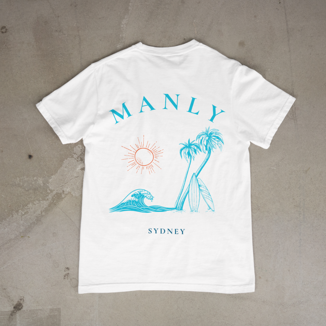 Manly Beach Premium Coastal Tee