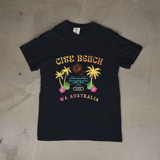 City Beach WA Premium Coastal Tee