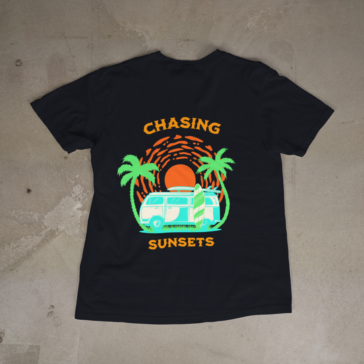 Chasing Sunsets Premium Retro Tee