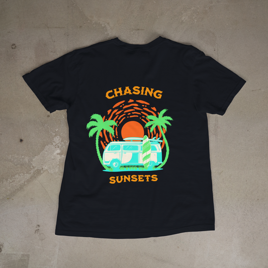 Chasing Sunsets Premium Retro Tee