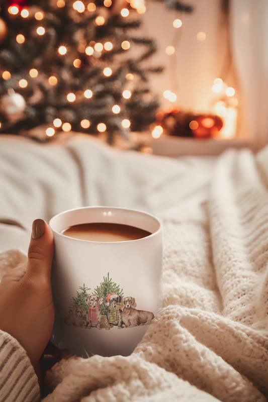 Dachshund Merry Christmas Mug – Christmas Dog Mug (11oz)