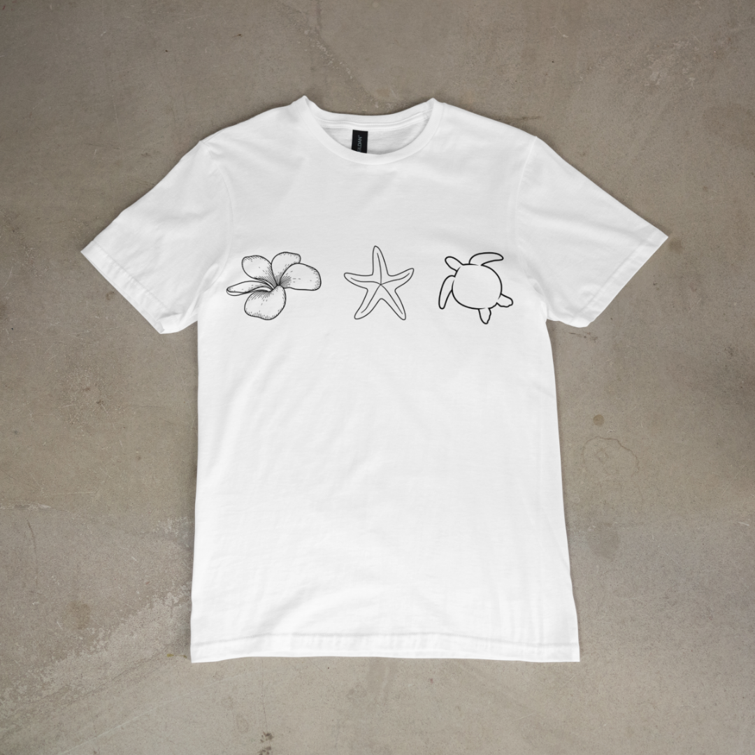 Coastal Trio Minimalist Essential Tee