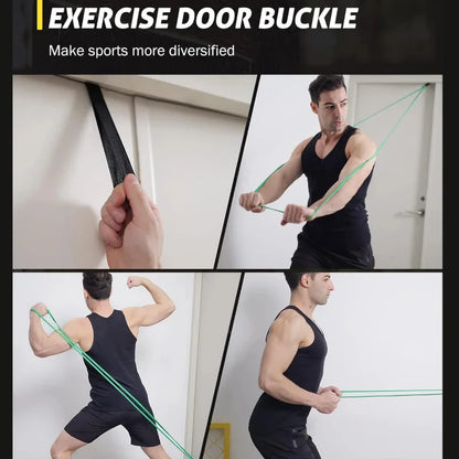 Workout Pilates Latex Resistance Band Exercise Elastic For Sport Strength Pull Up Assist Heavy Duty Fitness Equipment Tough Pull