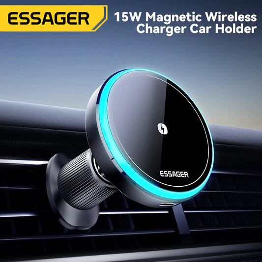 Magnetic Wireless Car Phone Charger and Holder