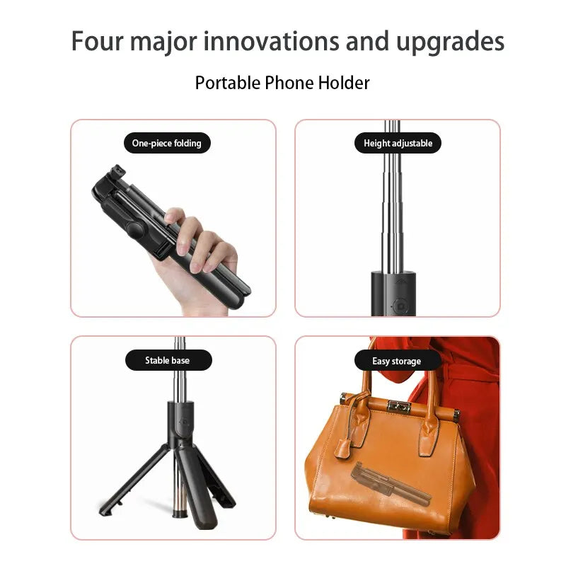 Bluetooth Wireless Selfie Stick and Mini Tripod