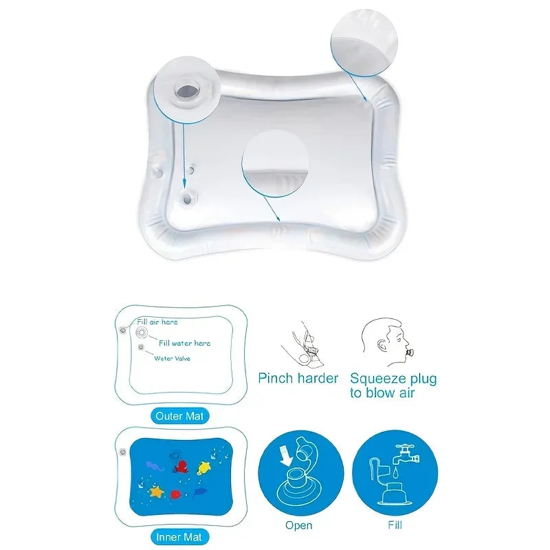 Inflatable Sensory Tummy Time Mat