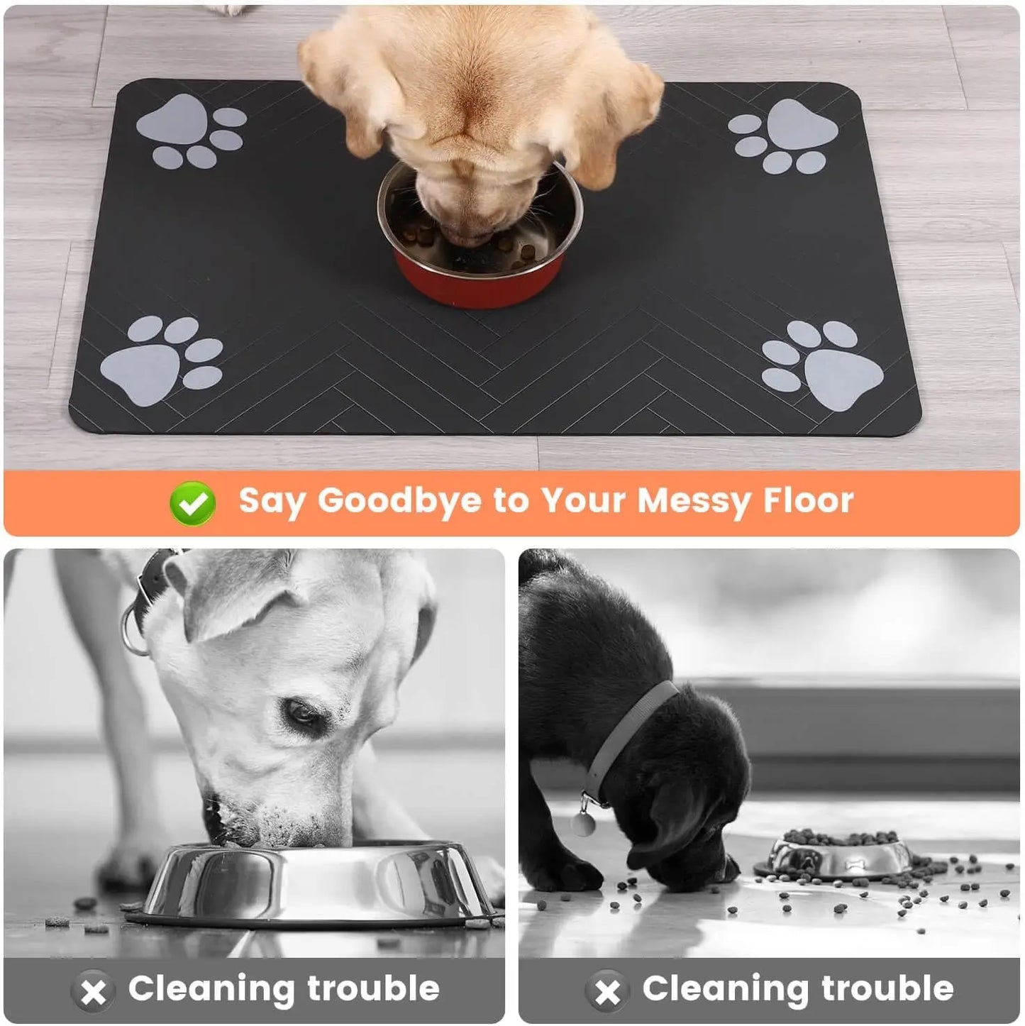 Pet Absorbent Feeding Mat