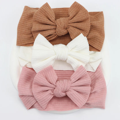 Soft Newborn Bow Headband