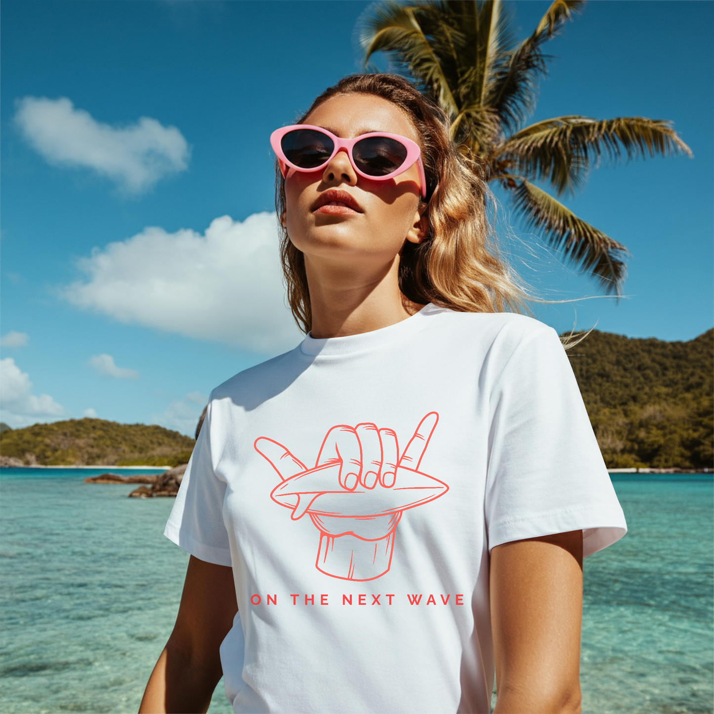 On The Next Wave Surf Tee — TYOD Coastal Clothing