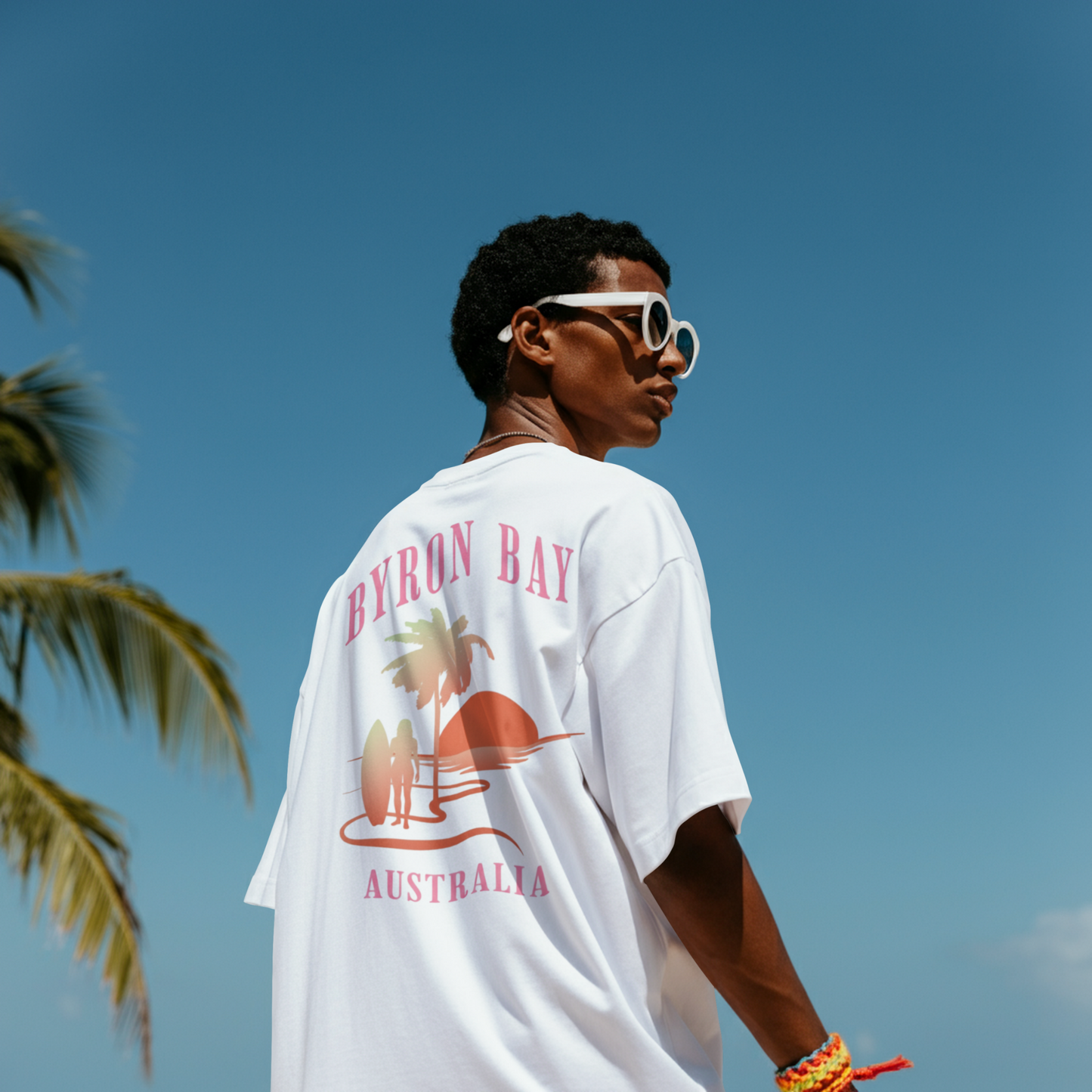 Byron Bay Retro Premium Tee