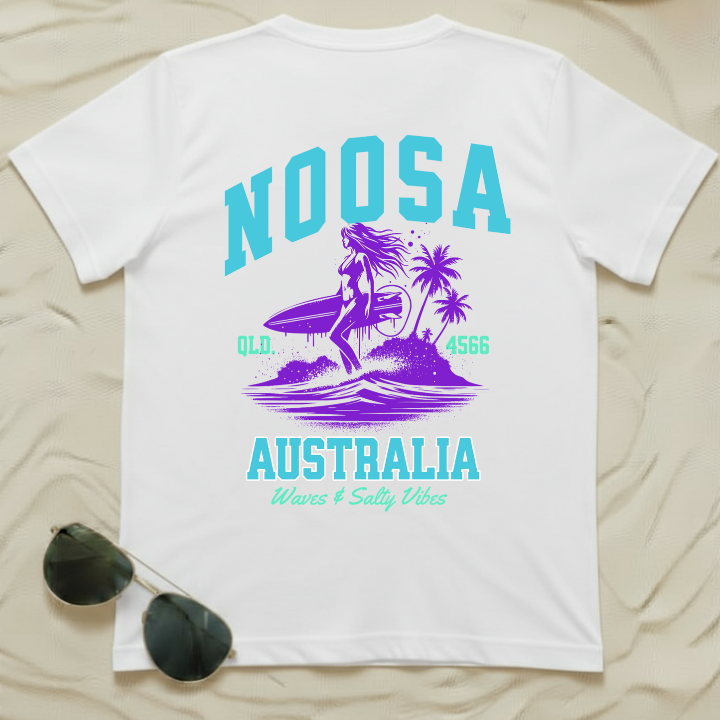 Noosa Australia Surf Tee – Retro Coastal Graphic Shirt