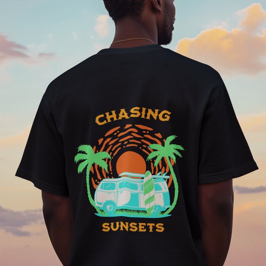 Chasing Sunsets Premium Retro Tee